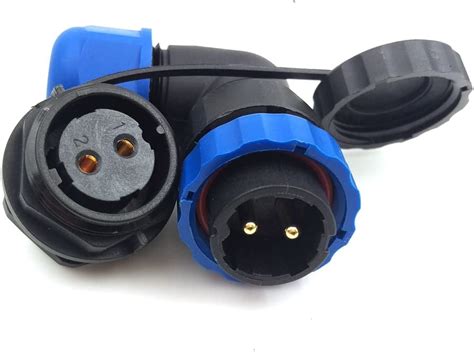 Ip67 Waterproof Electrical Cable Wire 23 Pin Connector Outdoor Plug