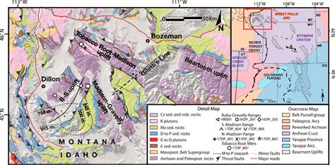 Montana Geology Map