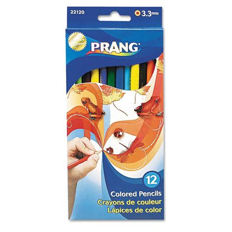 Prang Colored Wood Pencil Set 33 Mm Assorted Colors 12 Pencils