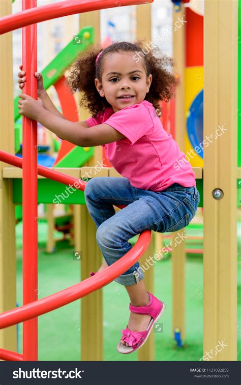 Smiling Curly African American Little Child写真素材1121032859 Shutterstock