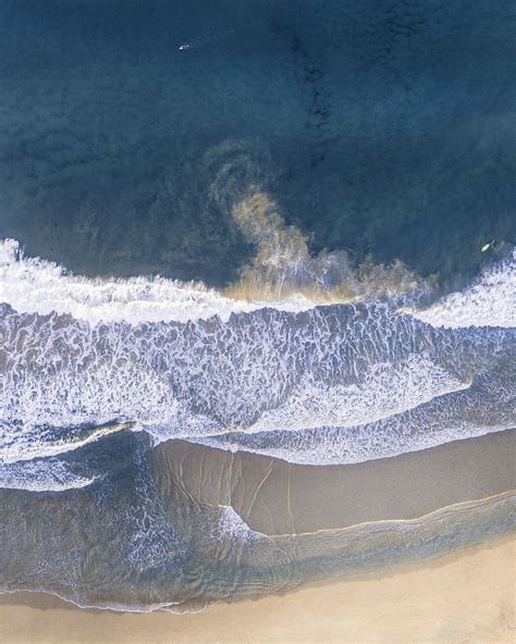 Hd Wallpaper High Angle Photography Of Beach Shore Aerial Photo Of
