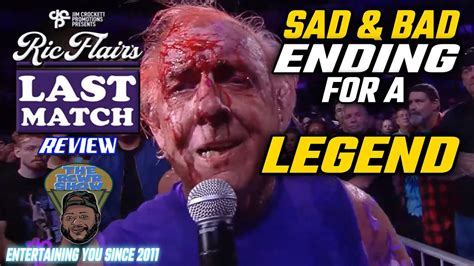 Ric Flairs Last Match PPV Results Review Post Show A Sad Bad