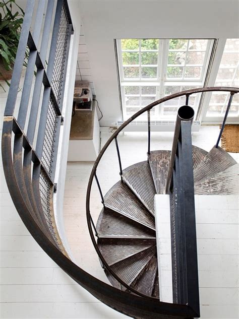 Contact supplier request a quote. Industrial Design Spiral Metal Staircase | Stairway Stairs ...