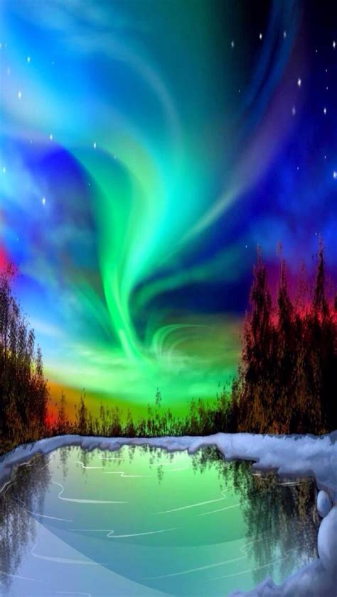 Multi Color Aurora Borealis Nature Photography Beautiful Nature Aurora Borealis Alaska