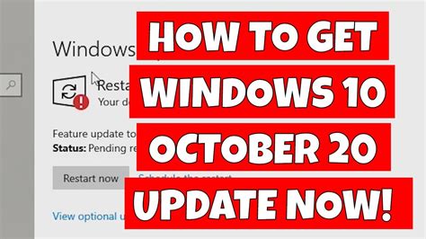 But recently users have experienced windows 10 october 2020 a lot of windows users reported, deleting folder $windows.~bt in the c: Install WIndows 10 October Update 20H2 Right Now - YouTube