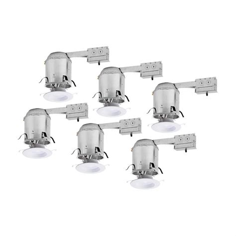 Beautiful halo recessed lighting housing halo 78p 6 inch eyeball light trim white recessed light fixture smart ideas source:amazon.com. Halo RL 6 in. Remodel Ceiling Housing and Dimmable White ...