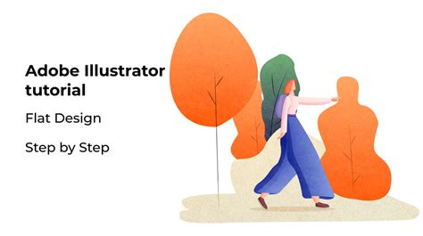 Flat Character Design With Texture On Behance