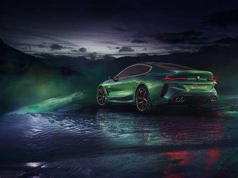 Bmw Makes Us Envious With Green Concept M8 Gran Coupe Carbuzz