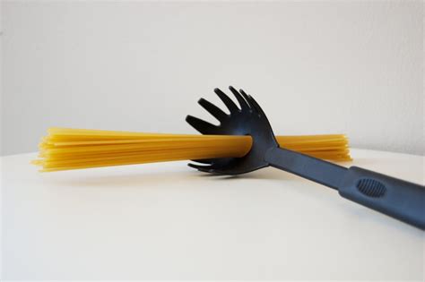 Use your spaghetti spoon to measure a perfect portion of spaghetti ...