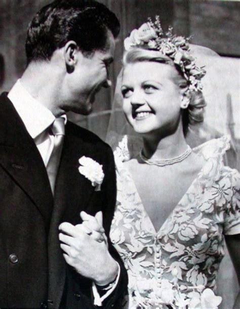 Angela Lansbury And Peter Shaw At Their Wedding Once Upon A Screen