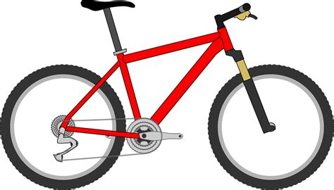 download bicycle red bike royalty free vector graphic pixabay