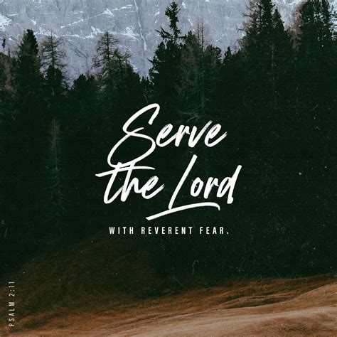 Psalms 2 11 Serve The LORD With Reverent Fear And Rejoice With