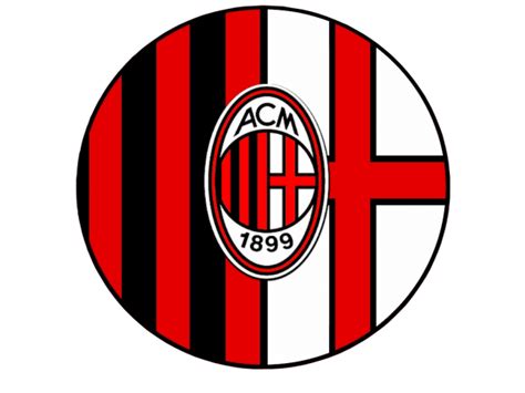 There are few flags and color combination in the logo. NYT AC MILANO STADION I MILANO - italiamo.dk