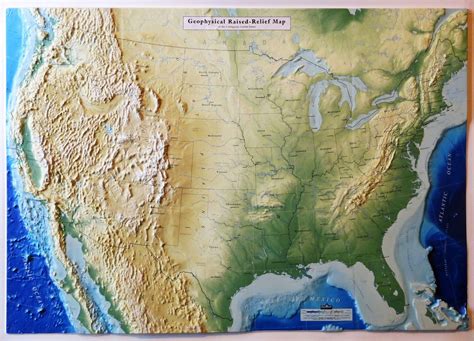 Topographic Map Of The United States Map Of The United States