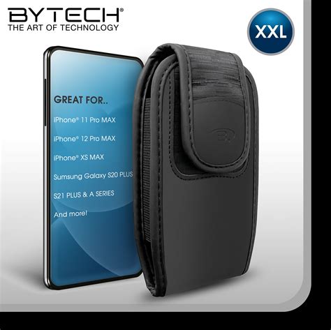 Bytech Xxl Vertical Universal Smartphone Holster Case Compatible With