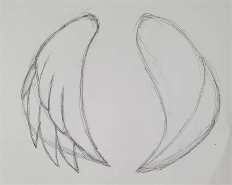 How To Draw Angel Wings Easy Art Tutorial For Beginners Art By Ro