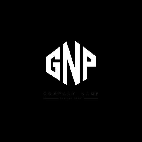 Diseño De Logotipo De Letra Gnp Con Forma De Polígono Diseño De