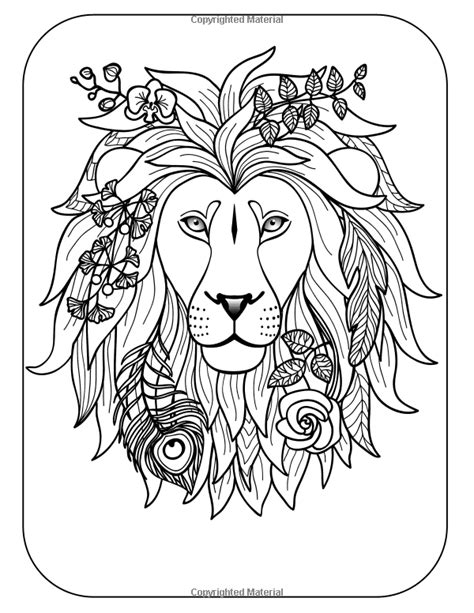 Lion Head Coloring Pages Printable Coloring Pages