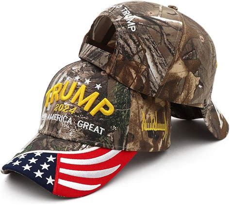 Rmcxly 2024 Donald Trump Cap Maga Usa Baseball Caps Keep America Great Hat Camouflage 2 L