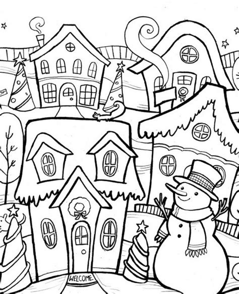 Christmas Coloring Pages for Adults - Best Coloring Pages For Kids