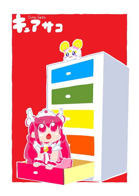 Hoshizora Miyuki Cure Happy And Candy Precure And More Drawn By Bkub Danbooru