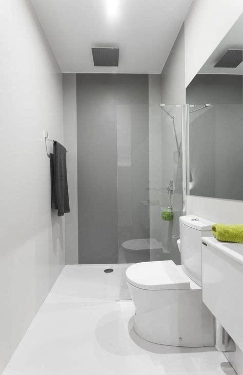 To find out more about the sizes of fixtures and clearance requirements in bathroom layouts have a look at the bathroom dimensions page. 58 new Ideas bathroom layout 5x10 in 2020 | Narrow ...