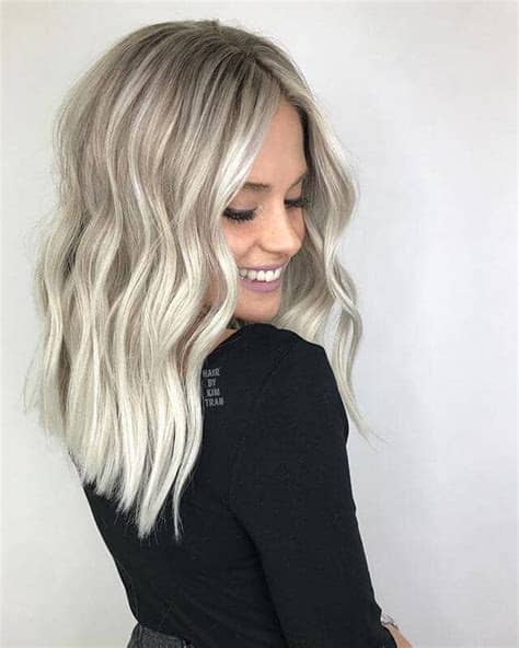 Top hairstyles winter hairstyles love hair gorgeous hair amazing hair white blonde white ombre hair grey ombre gray hair. 50 Platinum Blonde Hairstyle Ideas for a Glamorous 2020