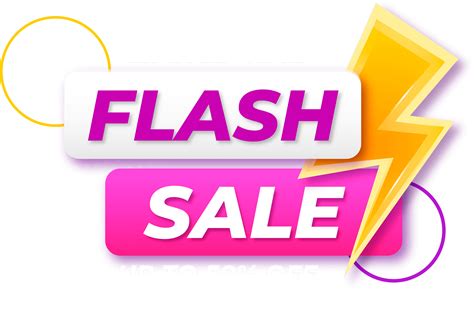 Limited Flash Sale Vector Png Offer Sale Png 30 50 Off Image