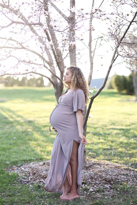 Spring Maternity Photos 38 Weeks My Chic Obsession