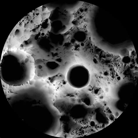 In This Multi Temporal Illumination Map Of The Lunar South Pole