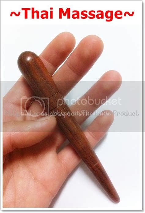 Lot 10 Thai Foot Massage Wooden Stick Relax Reflexology Rosewood Press