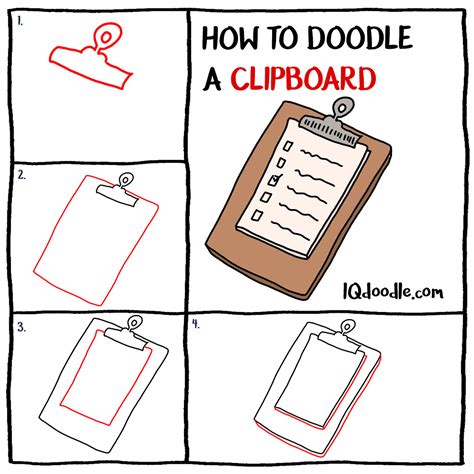 How To Doodle A Clipboard Iq Doodle School