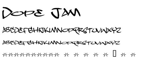 Dope Jam Font Script Graffiti