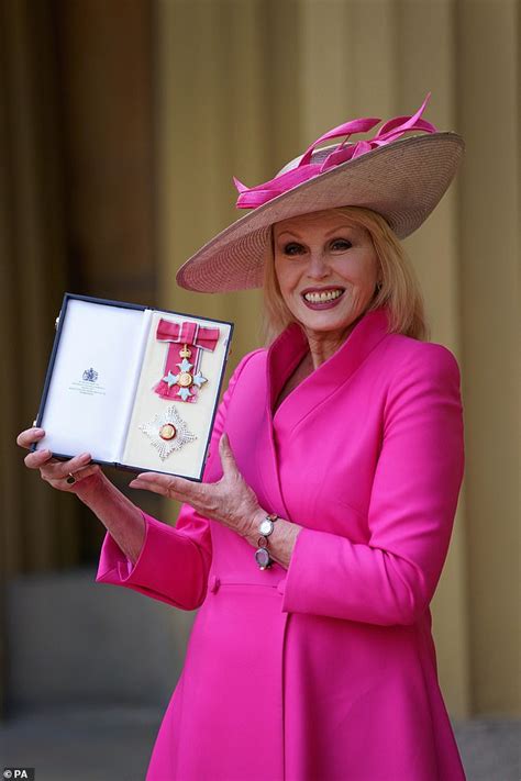 Dame Joanna Lumley Receives Honour From Princess Anne At Buckingham