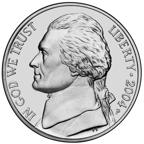 5 Cents Jefferson Nickel 1er Portrait États Unis Numista