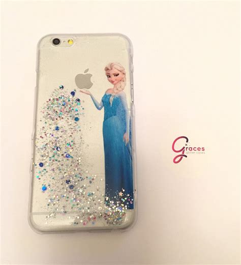 Elsa Frozen Iphone 6 6 5s 5c 5 4s 4 Phone Case Sparkly Disney