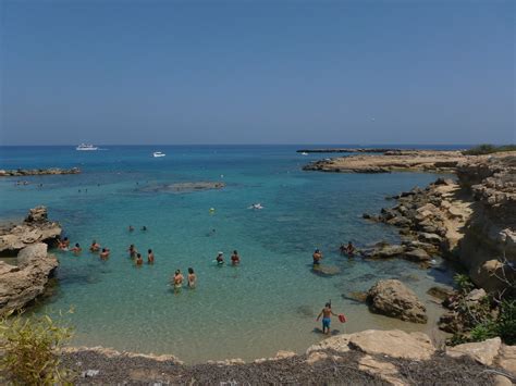Walking Along The Sea Coast In Protaras Cyprus Protaras Monika