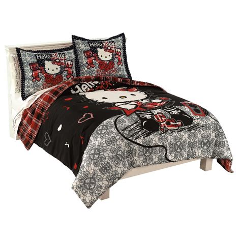 Rose tree lusanne california king comforter set (k. Hello Kitty 'Rocker' Full/ Queen Comforter Set - 11547689 ...