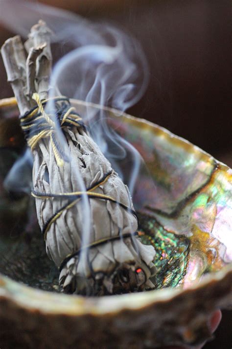 Burning Sage Smudging Smudge Sticks Witch Aesthetic