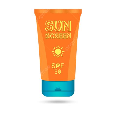 Sunscreen Clipart Transparent Png Hd Blue Lid Sunscreen Clip Art