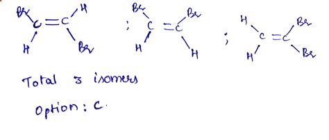 Number Of Isomers Of Molecular Formula C H Br Is
