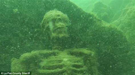 Arizona Diver Discovers Underwater Tea Party With Skeletons In Colorado River Photosvideo