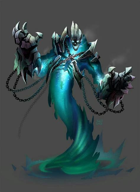 Aqua Slime Skeleton Monster Fantasy Creature And Entity In 2019