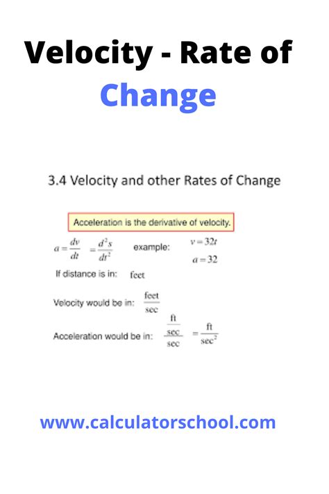 Rate Of Change Of Motion Of An Object Is Known As Velocity This Online