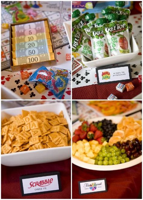 Game Night Ideas For A Birthday Party Game Night Food Game Night
