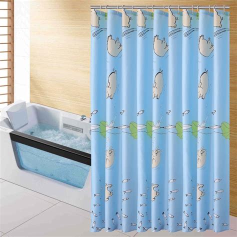 Buy Polyester Moldproof Waterproof Bathroom Bath Shower Curtain
