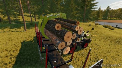 Timberrr Jaw Wheel Loader Log Fork Farming Simulator 22 Mod Modshost