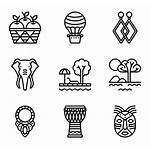 Africa African Symbols Icons Iconos Icon Packs