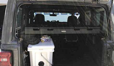 Modified rear cargo shelf for 2 door soft top | Jeep Wrangler Forums