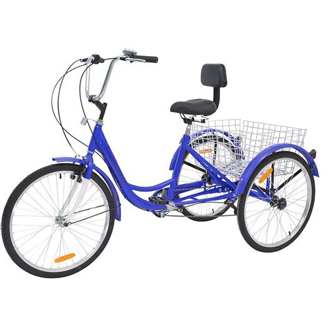 Buy Adult Tricycles 7 Speed With Installation Tools 24 Inch 3 Wheel